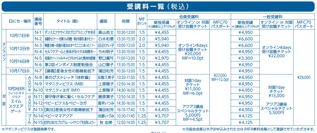価格表
